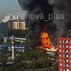 Під Москвою горять склади