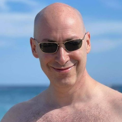 Дмитро Гордон і його дружина у смішній ситуації