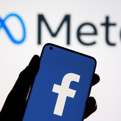 График падения цены акций Meta