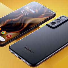Новий Samsung Galaxy S22 у перспективному куті