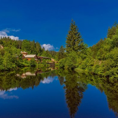 Засніжені німецькі замки взимку