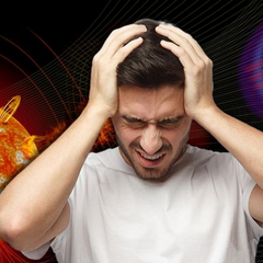 Зображення магнітних бурь і погода