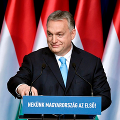 Зображення Віктора Орбана проти України