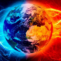 Магнитные бури приближаются. Визуальное изображение.