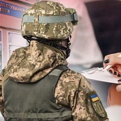 Раздача повесток, призывных билетов, военных документов