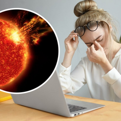 Магнитная буря на фото