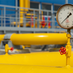 Постачання газу з Росії в Європу