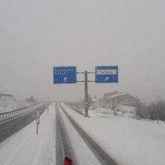 Выпал снег в Анталье