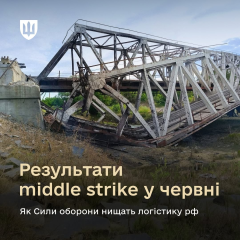Field destruction of bridges in June