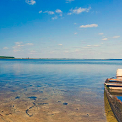 Largest lakes in Ukraine by area