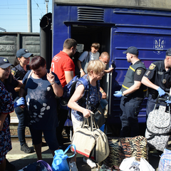 В Рівненську область прибули переселенці з Донбасу. Фото: Facebook/Рівненська ОДА