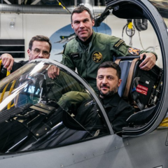 Зеленський у винищувачі JAS 39 Gripen