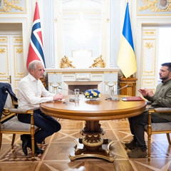 Зеленский и Йонас Гар Стёре
