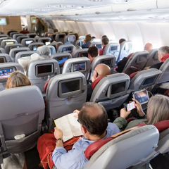 Which seats on the plane should be avoided