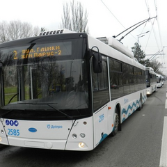 Trolleybus No. 2 in Dnipro