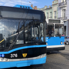 New buses in Vinnytsia