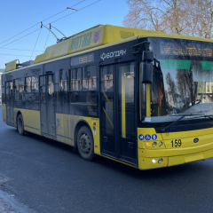 В Полтаве троллейбусы