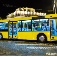 Троллейбусы Киева зимой