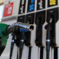 Gasoline at gas stations