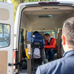 Transportation for veterans in Kyiv