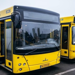 Bus No. 62 in Kyiv