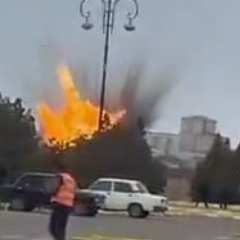 Удар иранских дронов по Азербайджану