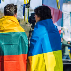 Украинские беженцы в Литве