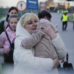 Ukrainian children in Belgium