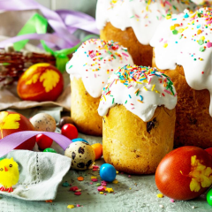 Baking Easter Cake