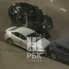 Actor Taras Tsymbaliuk involved in a car accident in Kyiv