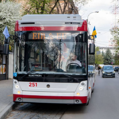 New trolleybuses in Ivano-Frankivsk