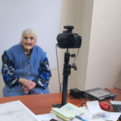 In Sloviansk, a 100-year-old woman was issued an international passport