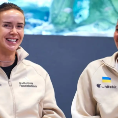 Элина Свитолина и Марта Костюк