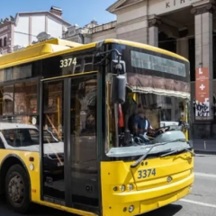 Public transport routes changed in Kyiv due to shelling
