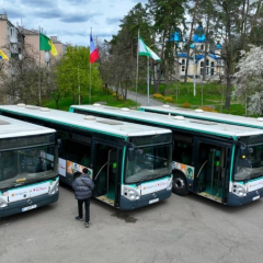 Автобус устойчивости в Буче