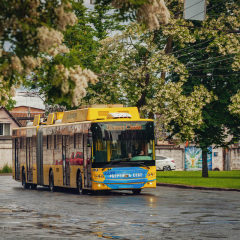 Кількість тролейбусів у Києві