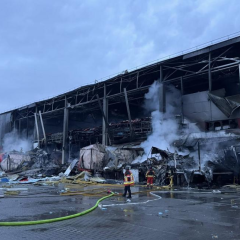 The largest innovative terminal of 'Nova Poshta' destroyed