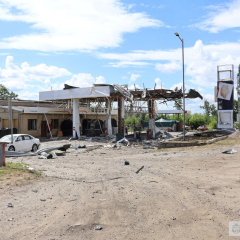 Nine gas stations were struck in one night