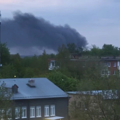 Пожар на складах в Подмосковье
