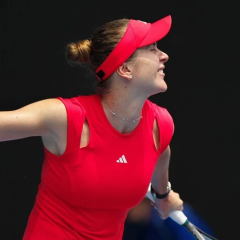 Ukrainian tennis players at the Australian Open