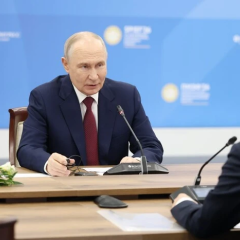 Путін на форумі з дикими заявами