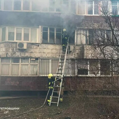 Мужчина с ожогами от пожара