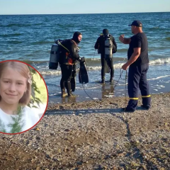 Search for 10-year-old girl on water