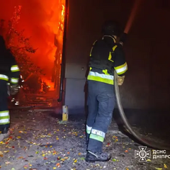 Damaged energy facilities in Dnipropetrovsk region