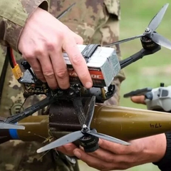 Російські FPV-дрони над містом