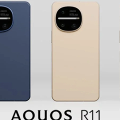 Sharp AQUOS R11 smartphone with Leica camera and Snapdragon 8s Gen 4 processor