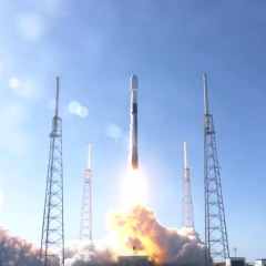 Украинский спутник Сич-2-30 в космосе