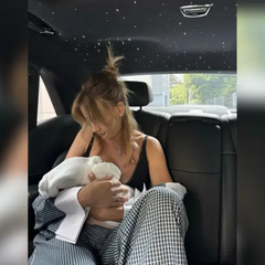 Леся Нікітюк з дитиною