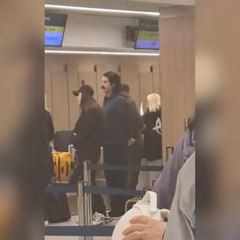 Павло Зібров у аеропорту Кишинів