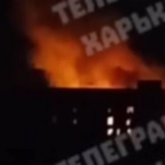 Пошкоджена лікарня в Харкові після нападу
